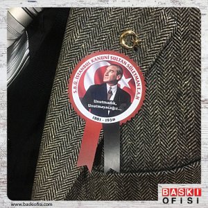 Atatürk Yaka Etiketi Sticker