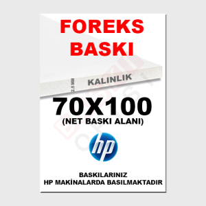 70x100 Foreks Baskı