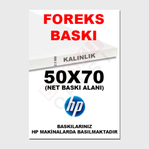 50x70 Foreks Baskı