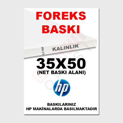 35x50 Foreks Baskı